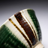 MARUKO Seto Ware Rice Bowl - Oribe / 瀬戸焼 お茶碗