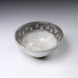MARUKO Seto Ware Rice Bowl - Hana Mishima / 瀬戸焼 お茶碗