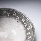 MARUKO Seto Ware Rice Bowl - Hana Mishima / 瀬戸焼 お茶碗