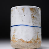 Mino ware Japanese Sushi Yunomi Teacup 160 ml - Sand Beach / 寿司湯呑み