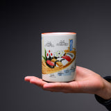 Mino ware Japanese Sushi Yunomi Teacup 270ml - Assort Sushi / 寿司湯呑み