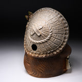 Shigaraki Ware Lucky Raccoon Ornament - 31 cm / 信楽焼 たぬき