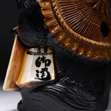 Shigaraki Ware Lucky Raccoon Ornament - 32 cm / 信楽焼 たぬき