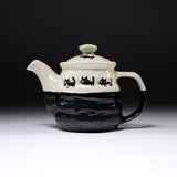 Mino ware Teapot 490ml - Black Cat / 黒猫ティーポット