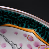 Premium Kutani ware  Decorative Plate - Horse in the Spring / 九谷焼 飾り皿