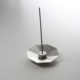NOUSAKU Tin Incense Holder Plate - Octagon / 能作 香立て