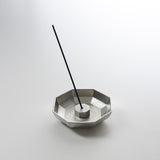 NOUSAKU Tin Incense Holder Bowl - Octagon / 能作 香立て