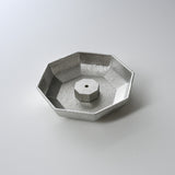 NOUSAKU Tin Incense Holder Bowl - Octagon / 能作 香立て
