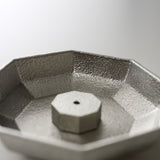 NOUSAKU Tin Incense Holder Bowl - Octagon / 能作 香立て