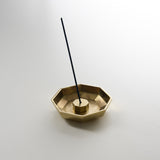 NOUSAKU Brass Incense Holder Bowl - Octagon / 能作 香立て