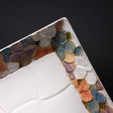 MARUKO Seto Ware Flower Square Plate - 2 Options / 瀬戸焼 浅皿