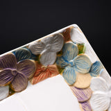 MARUKO Seto Ware Flower Square Plate - 2 Options / 瀬戸焼 浅皿