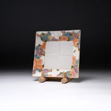 MARUKO Seto Ware Flower Square Plate - 2 Options / 瀬戸焼 浅皿