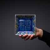 MARUKO Seto Ware Square Flower Small Plate - 2 Options / 瀬戸焼 取皿