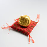 Nousaku Brass Ornament - Fuku Daruma - Gold / 能作 真鍮だるま