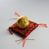 Nousaku Brass Ornament - Fuku Daruma - Gold / 能作 真鍮だるま