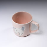 MoiNEKO Cat Mug Cup - Pink / ネコのマグカップ