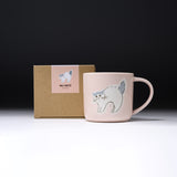 MoiNEKO Cat Mug Cup - Pink / ネコのマグカップ