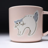 MoiNEKO Cat Mug Cup - Pink / ネコのマグカップ