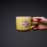 MoiNEKO Cat Mug Cup - Yellow / ネコのマグカップ