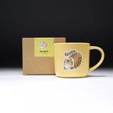 MoiNEKO Cat Mug Cup - Yellow / ネコのマグカップ