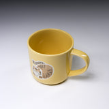 MoiNEKO Cat Mug Cup - Yellow / ネコのマグカップ