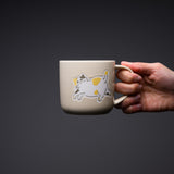 MoiNEKO Cat Mug Cup -  Beige / ネコのマグカップ