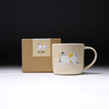 MoiNEKO Cat Mug Cup -  Beige / ネコのマグカップ