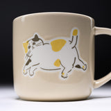 MoiNEKO Cat Mug Cup -  Beige / ネコのマグカップ