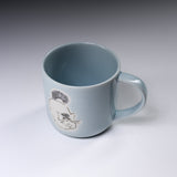 MoiNEKO Cat Mug Cup -  Blue / ネコのマグカップ