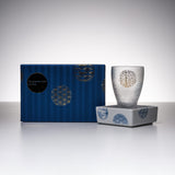 Mizore Sake Glass with Saucer Gift Set - Marumon / こぼし酒 丸紋