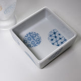Mizore Sake Glass with Saucer Gift Set - Marumon / こぼし酒 丸紋