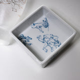 Mizore Sake Glass with Saucer Gift Set - Chojugiga / こぼし酒 鳥獣戯画