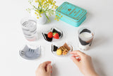 Coconeco Cat Glass Small Plate - Grey Cat / ココネコ 豆皿