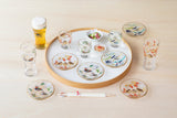 Lucky Flower & Bird Series Small Plate - Three Colour Options / 吉祥花鳥 豆皿
