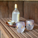 Okinawa Ryukyu Marumon Water Glass / 琉球ロックグラス