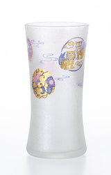 Okinawa Ryukyu Marumon Beer Glass / 琉球ビアグラス