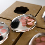 Coconeco Cat Paw Glass Chopstick Rest - 4 Colour Options / ココネコ 箸置き