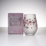 Mizore Finish Flower Glass Cup - Sakura / みぞれグラスカップ 桜