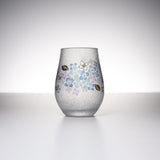 Mizore Finish Flower Glass Cup - Hydrangea / みぞれグラスカップ 紫陽花