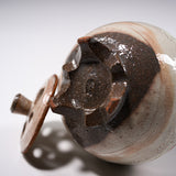 Kyo Kiyomizu Ware Incense Burner - Kohiki Hanamishima / 京・清水焼 香炉
