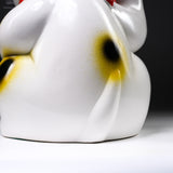 Seto Ware Lucky Cat Ornament - Right Hand - 33 cm / 瀬戸焼 招き猫