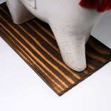 Shigaraki Ware Ornament - Raccoon Riding Horse - 24.5 cm / 信楽焼
