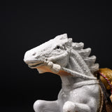 Shigaraki Ware Ornament - Galloping Horse - 23 cm / 信楽焼
