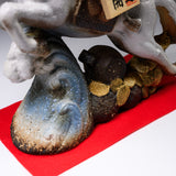 Shigaraki Ware Ornament - Galloping Horse - 23 cm / 信楽焼