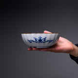 Mino ware Blue Komon Serving Bowl - 14cm / 藍染小紋 小鉢