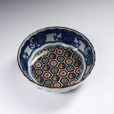 Mino ware Blue Komon Serving Bowl - 14cm / 藍染小紋 小鉢