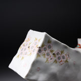 Kutani Ware Vase - Nakamura Toshito - Kingfisher in Spring / 九谷焼 花瓶
