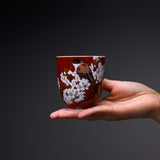 Kutani ware Tea Cup - Kacho Fugetsu / 九谷焼 湯呑み