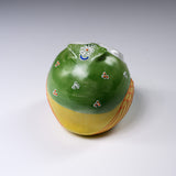 Kutani Ware Owl Ornament - Pistachio Green 7.5 cm / 九谷焼 梟
